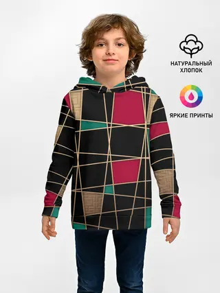 Детское худи / Модный абстрактный узор