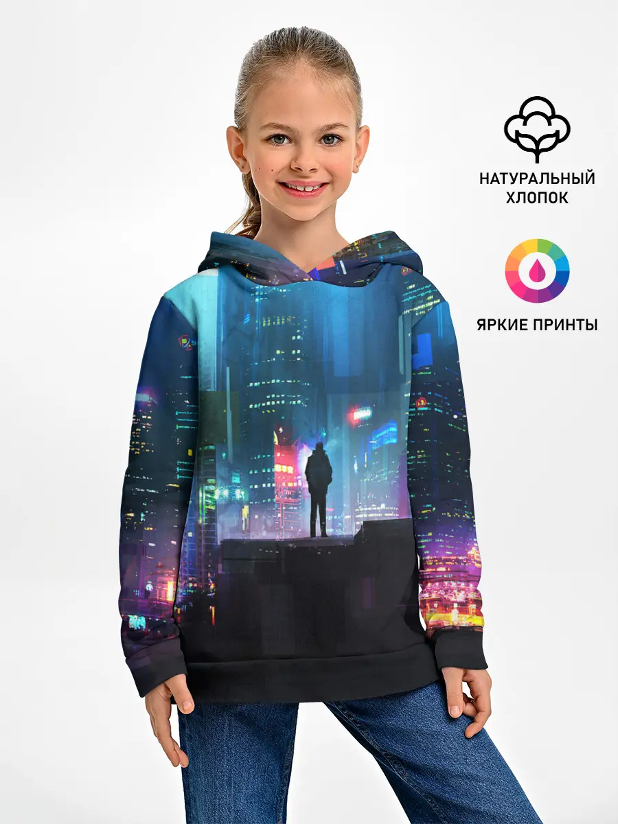 Детское худи / CITY NEON