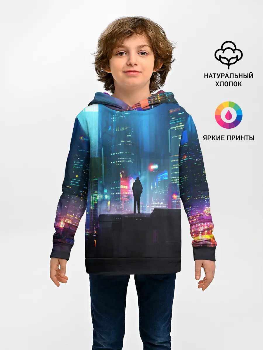 Детское худи / CITY NEON