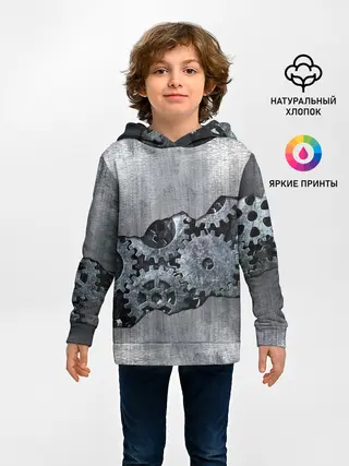 Детское худи / Шестеренки