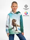 Детское худи / Тираннозавр REX | Серфинг