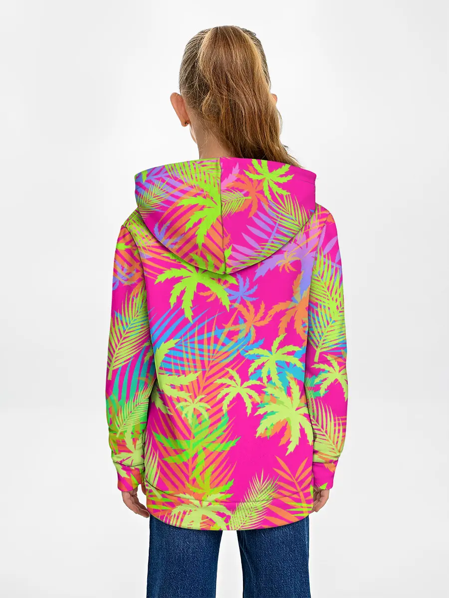 Детское худи / ПАЛЬМЫ / ТРОПИКИ