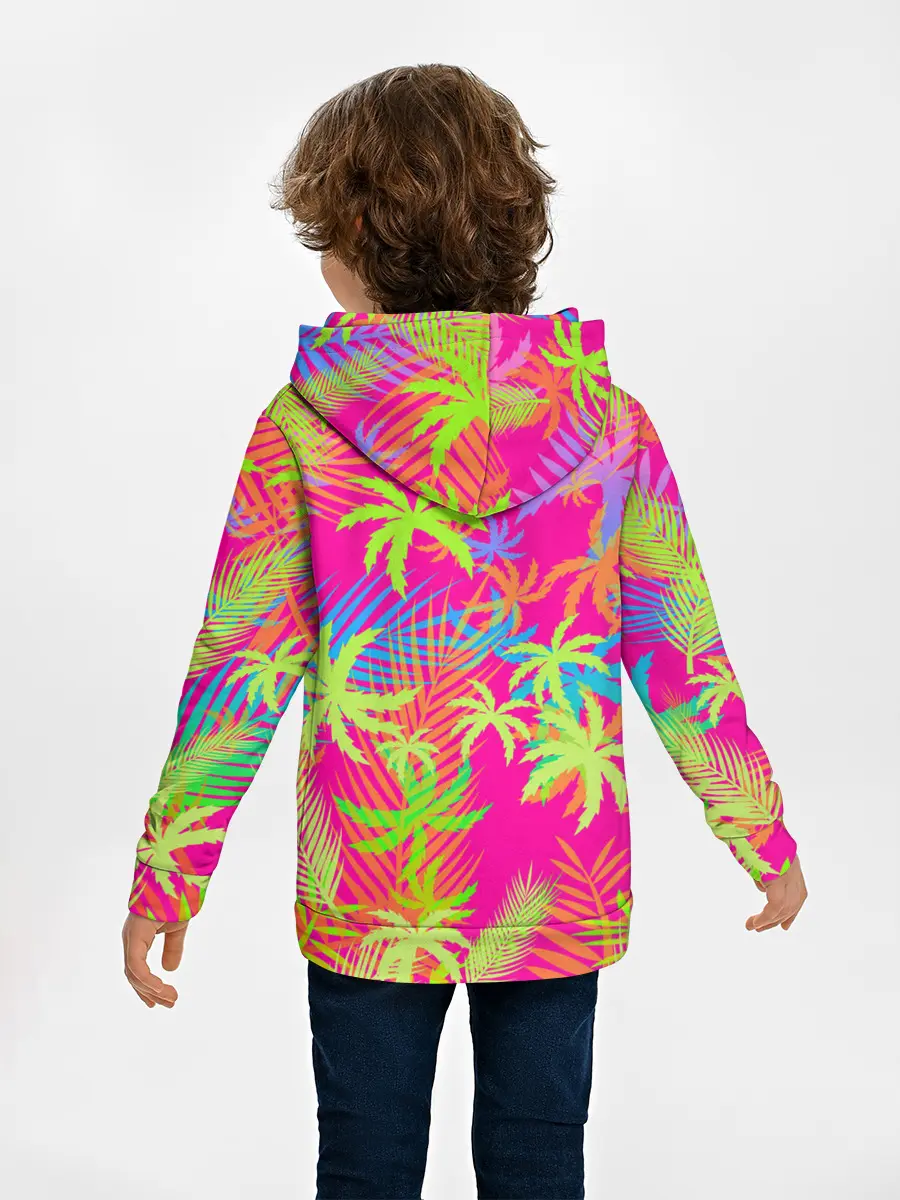 Детское худи / ПАЛЬМЫ / ТРОПИКИ