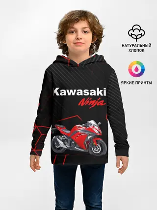 Детское худи / KAWASAKI NINJA / КАВАСАКИ