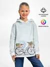 Детское худи / акварельный велосипед