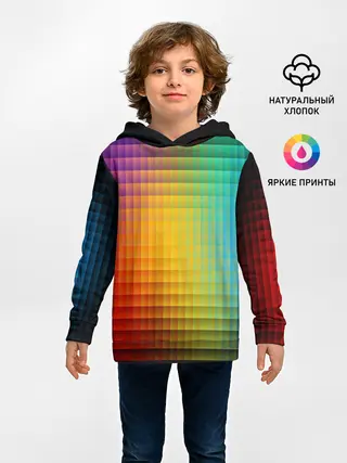 Детское худи / Радужный градиент