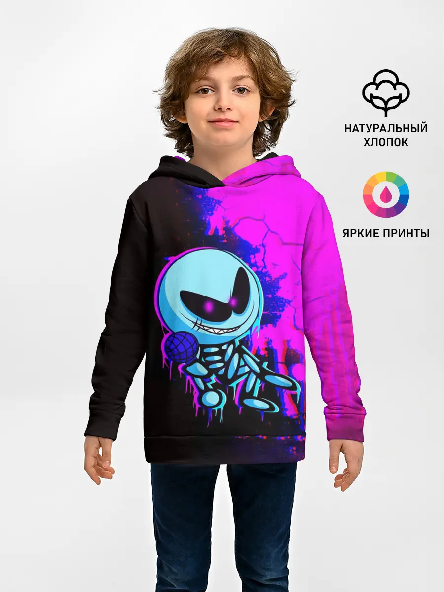 Детское худи / Friday Night Funkin SKID