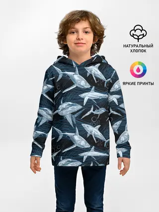 Детское худи / Акулы