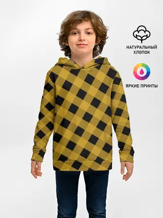 Детское худи / Шотландка