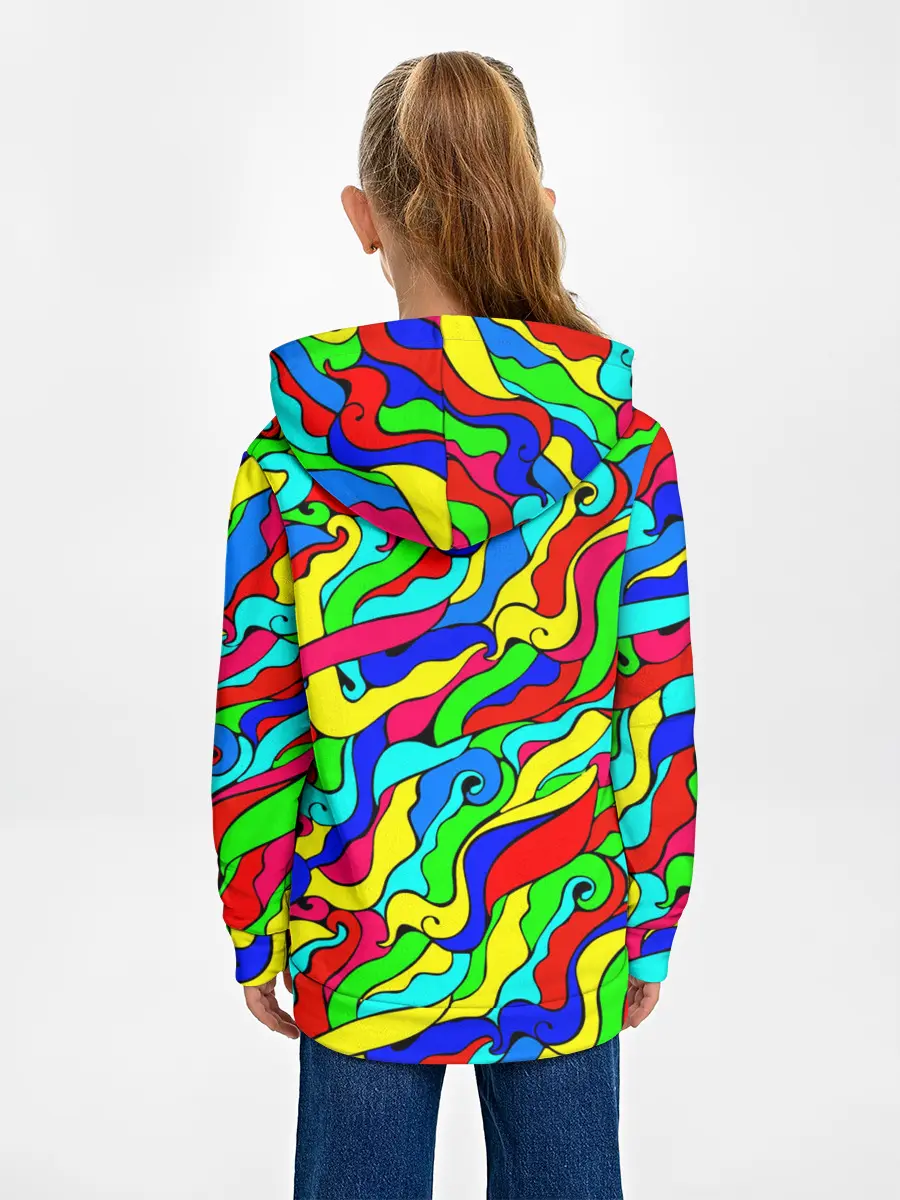 Детское худи / Красочные узоры/абстракционизм