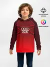 Детское худи / AUDI красная сетка