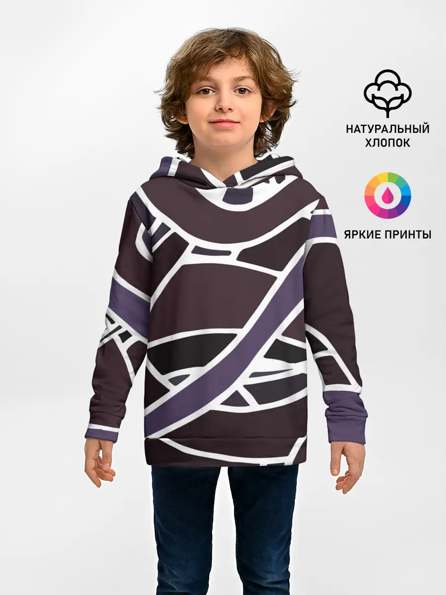 Детское худи / Линейная текстура