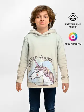 Детское худи / мечтай единорог