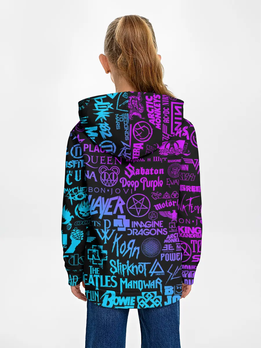 Детское худи / ЛОГОТИПЫ РОК ГРУПП