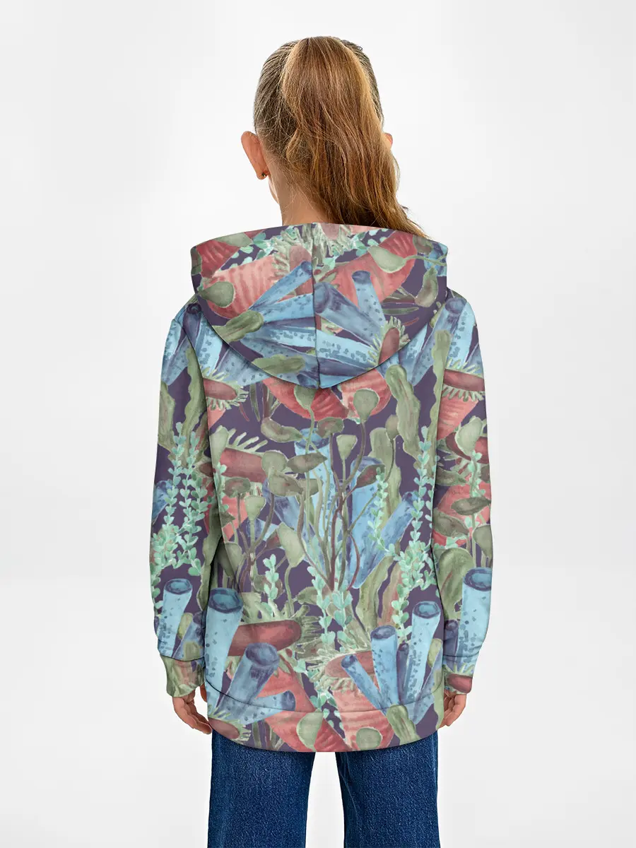 Детское худи / Водоросли на морском дне