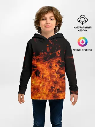 Детское худи / Огонь