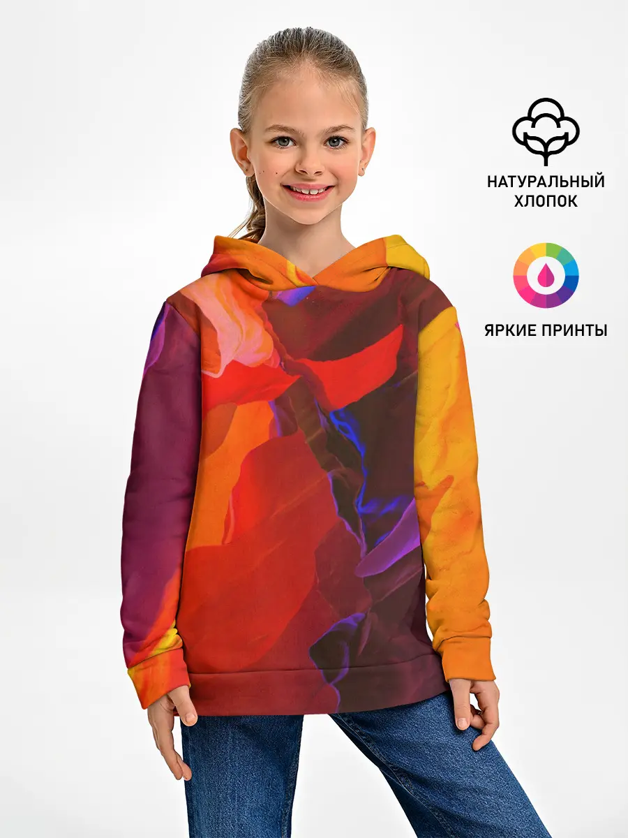 Детское худи / Горная абстракция