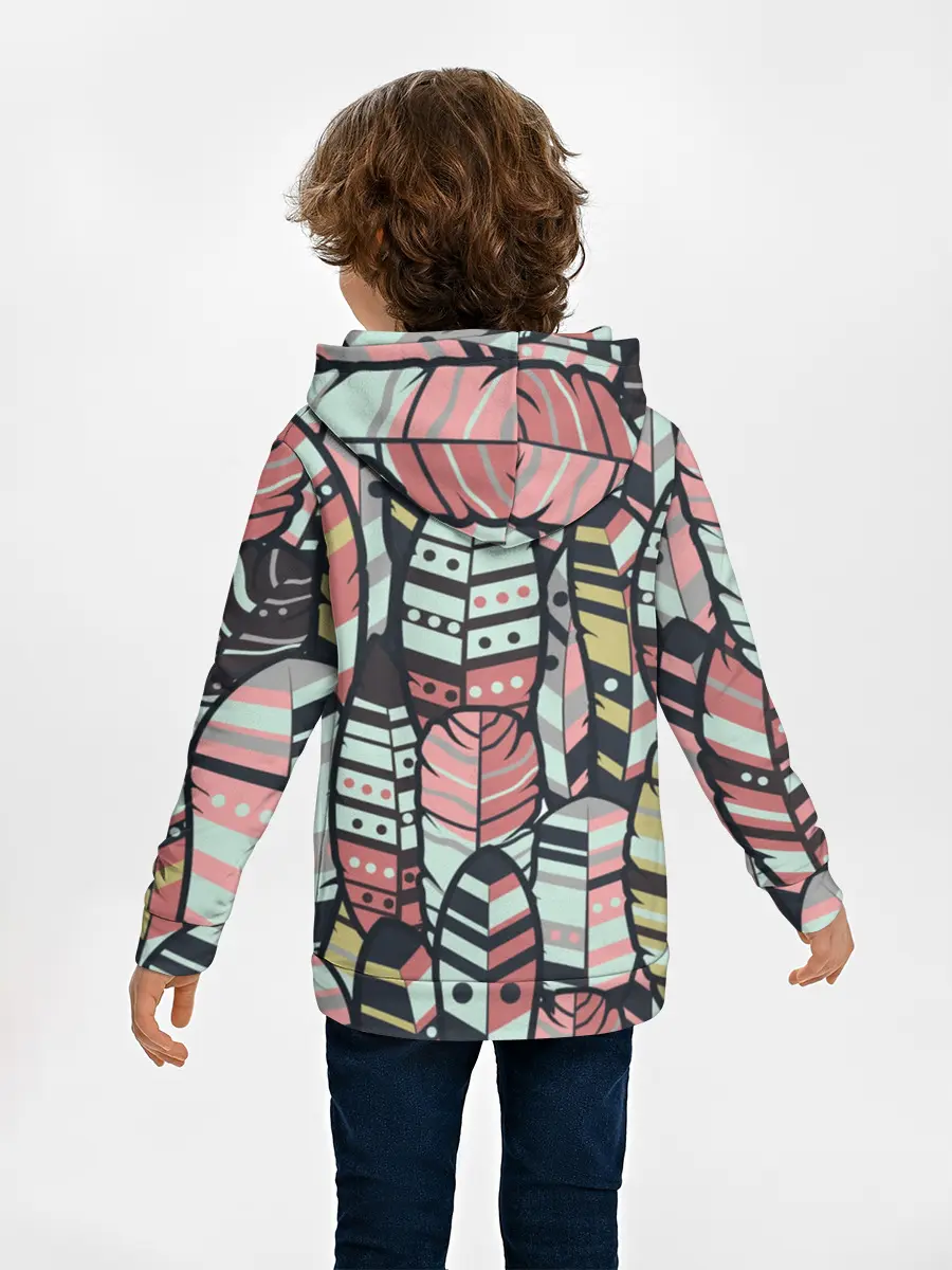 Детское худи / Индейские перья