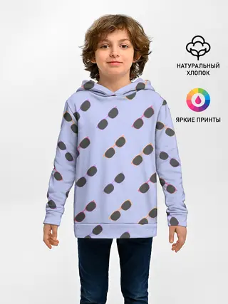 Детское худи / Разноцветные очки