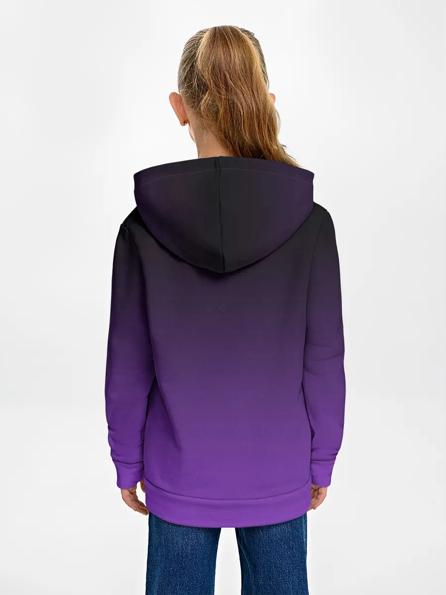 Детское худи / Ночной градиент | Фиолетовый