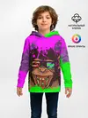 Детское худи / 3D Neon Monkey