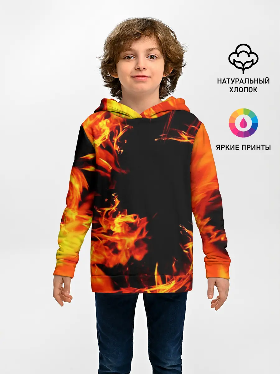 Детское худи / ОГОНЬ | FIRE