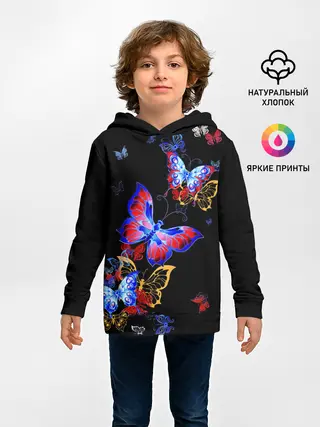Детское худи / Поцелуй бабочек
