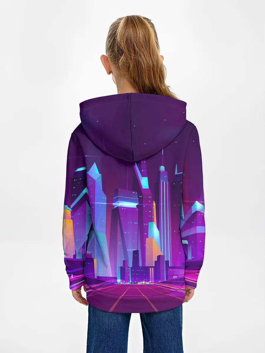 Детское худи / НЕОНОВЫЙ ГОРОД