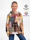 Детское худи / Котики мультяшные