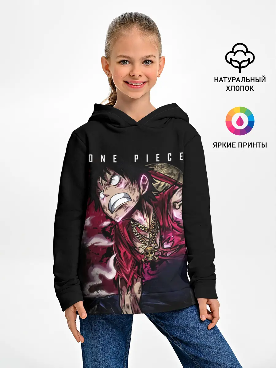 Детское худи / Агрессия Луффи One Piece