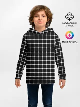 Детское худи / Неуловимые серый точки