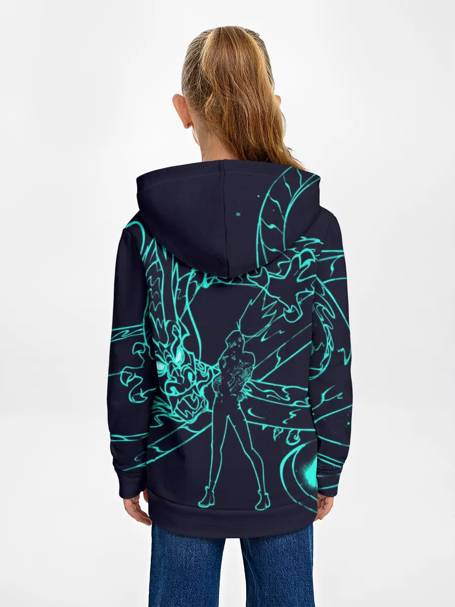 Детское худи / Neon Dragon