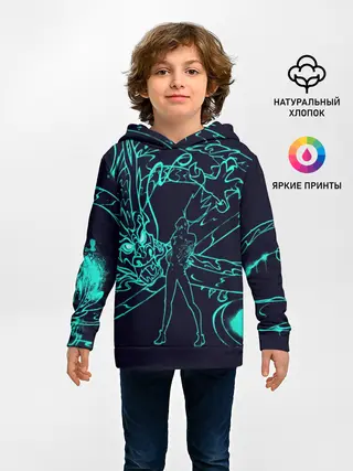 Детское худи / Neon Dragon