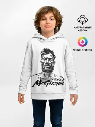 Детское худи / Портрет Конор МакГрегора