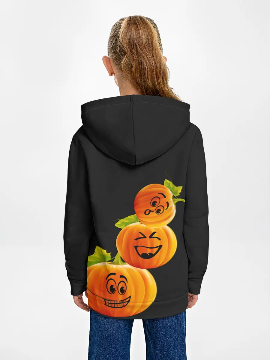 Детское худи / Хэллоуин смешные тыквы