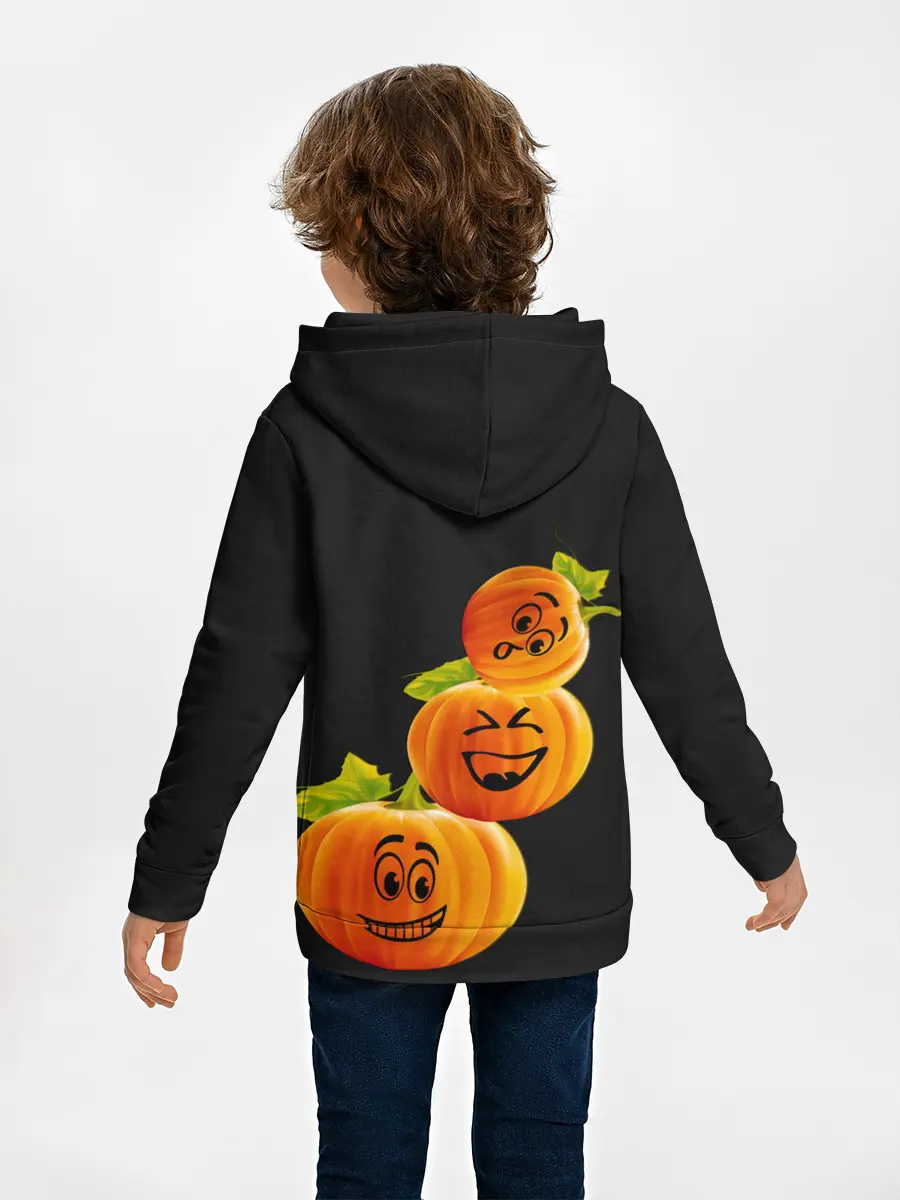 Детское худи / Хэллоуин смешные тыквы