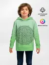 Детское худи / Peacefull green