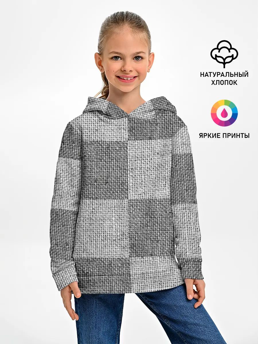 Детское худи / Denim Patchwork