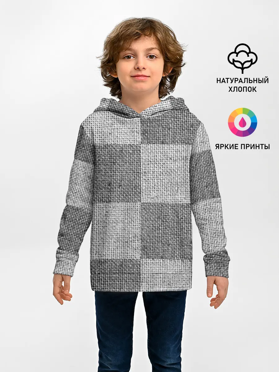 Детское худи / Denim Patchwork