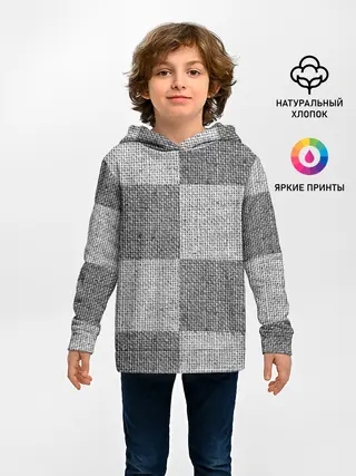 Детское худи / Denim Patchwork