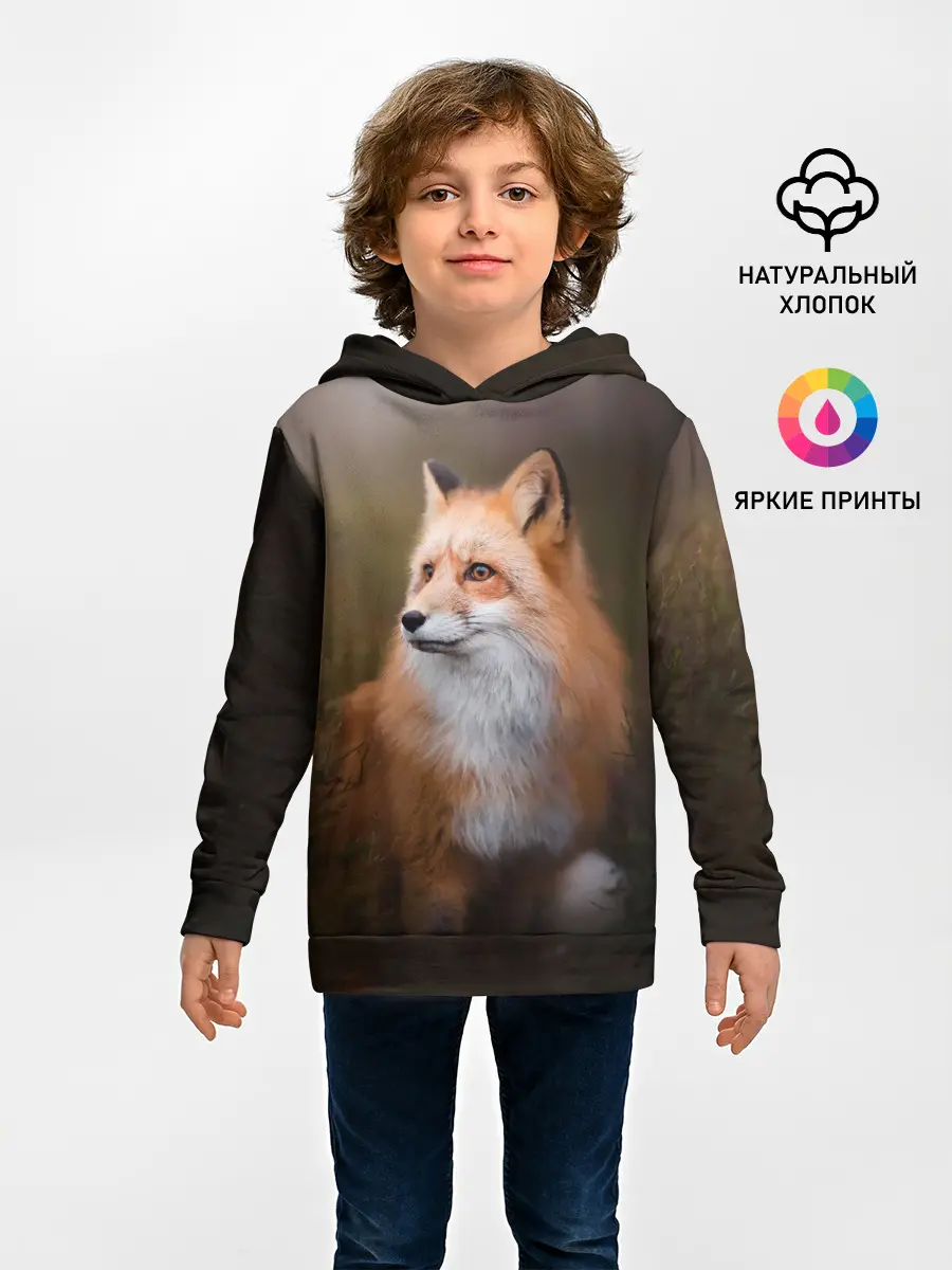 Детское худи / Лиса-охотница