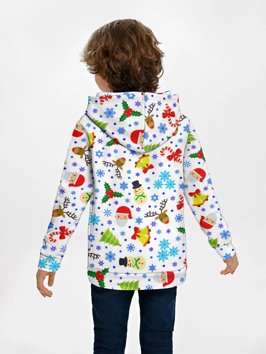 Детское худи / Новогодний - Рождественский узор