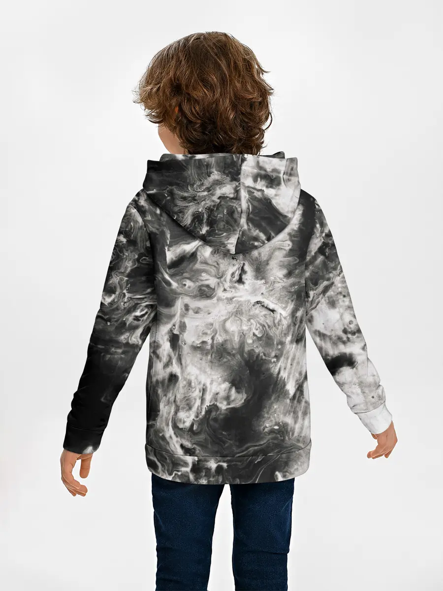 Детское худи / Мрамор