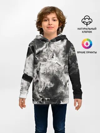 Детское худи / Мрамор