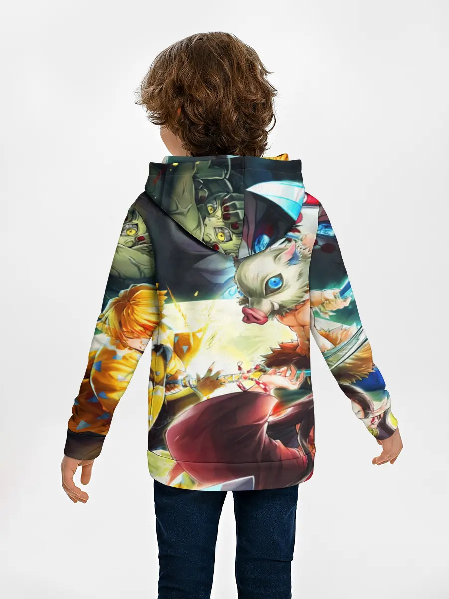 Детское худи / КЛИНОК РАССЕКАЮЩИЙ ДЕМОНОВ ПЕРСОНАЖИ