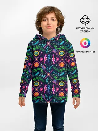 Детское худи / Орнамент Forest