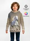 Детское худи / Белый конь