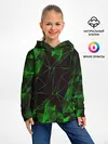 Детское худи / GREEN STRIPES | ЗЕЛЕНАЯ ГЕОМЕТРИЯ
