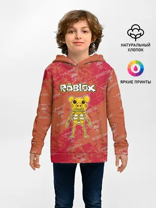 Детское худи / Свинка Пигги из Roblox