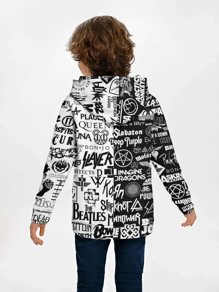Детское худи / ЛОГОТИПЫ РОК ГРУПП